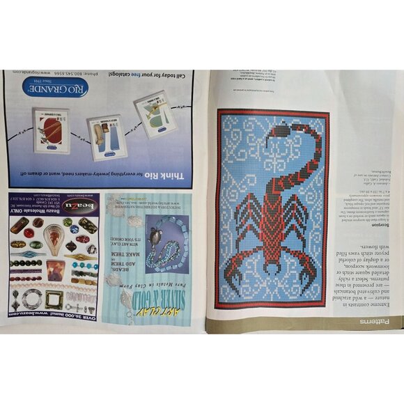 Bead And Button Magazine April 2008 Herringbone Blossoms - Picture 5 of 14